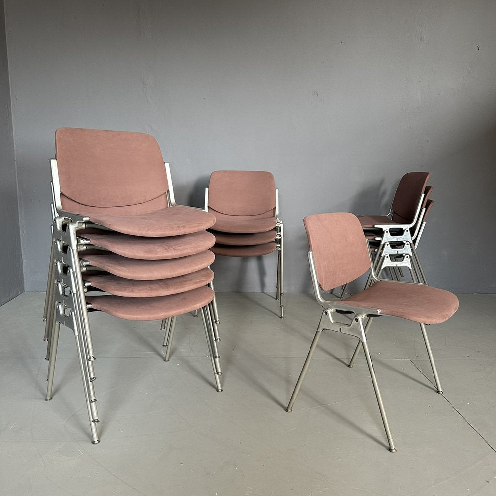 DSC 106 Chairs by Giancarlo Piretti for Anonima Castelli, 1970s, Set of 12