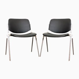 DSC 106 Desk Chairs by Giancarlo Piretti for Castelli / Anonima Castelli, Italy, 1960s, Set of 2-FQG-1766178