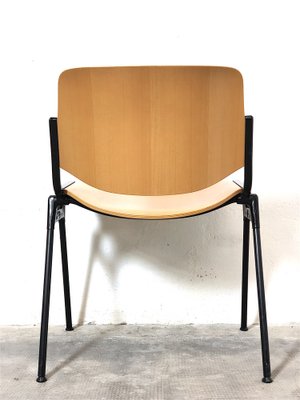 DSC 106 Desk Chairs by Giancarlo Piretti for Castelli / Anonima Castelli, Italy, 1960s, Set of 4-FQG-1768984