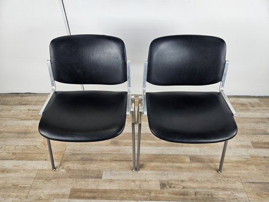 DSC-106 Stackable Chairs from Castelli / Anonima Castelli, 1970s, Set of 2-ZUW-2023736