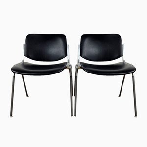 DSC-106 Stackable Chairs from Castelli / Anonima Castelli, 1970s, Set of 2-ZUW-2023736