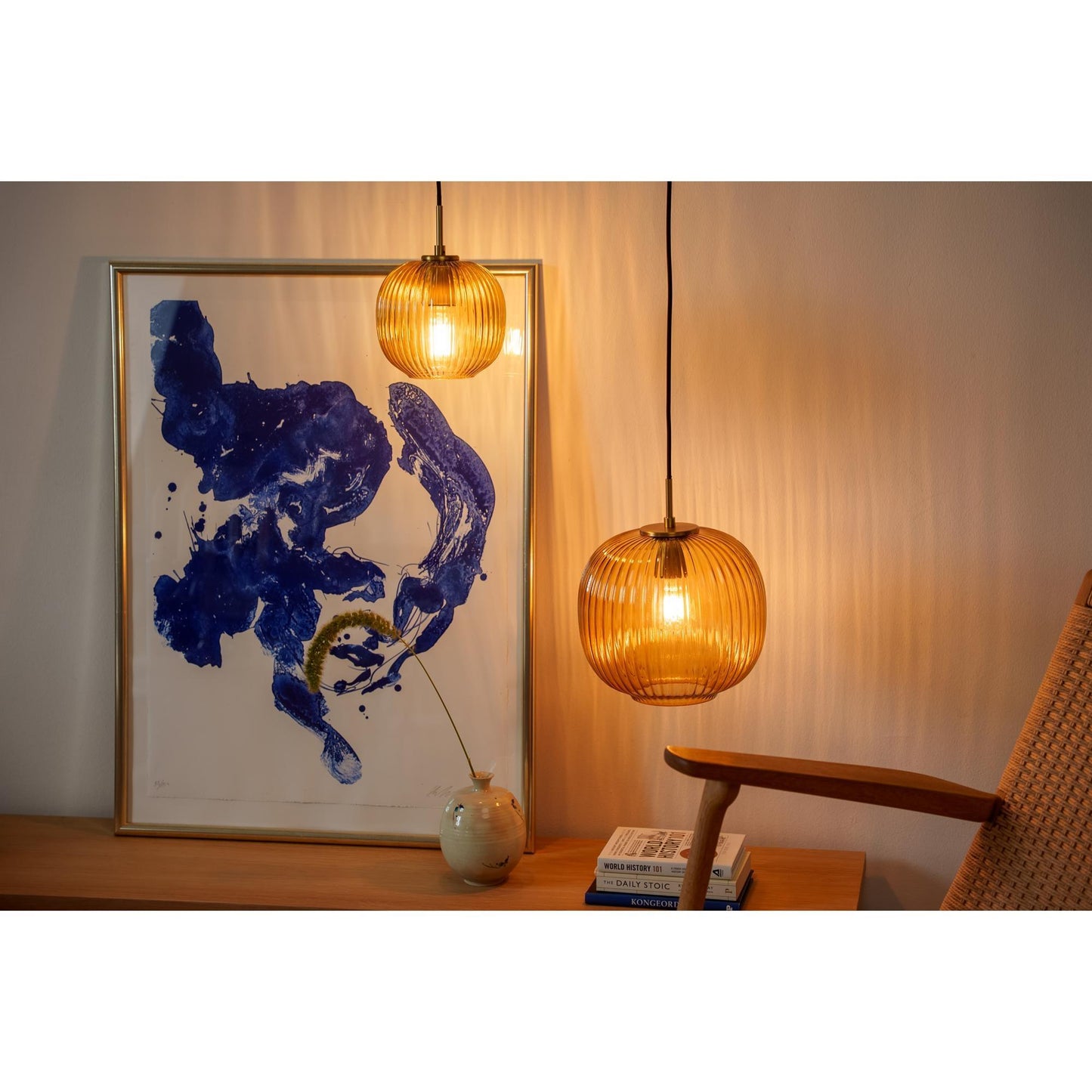 Edgeform Vibra Pendant Ø18 Amber
