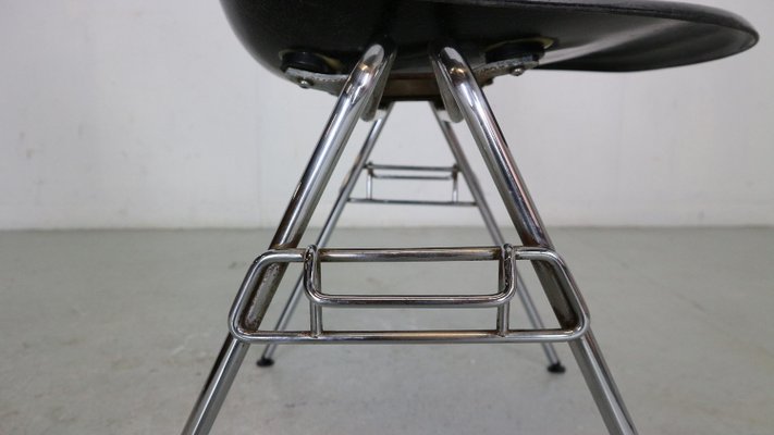 DSS Black Dining Room Chair by Charles & Ray Eames for Herman Miller, 1974-DT-2026174