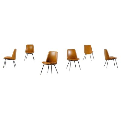 DU2 Chairs by Gastone Rinaldi for Rima, Italy, 1960s, Set of 6-ZCI-2030013