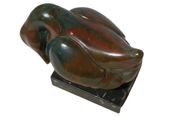 Duck Sculpture in Bronze-FYZ-1322484