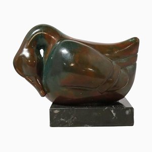 Duck Sculpture in Bronze-FYZ-1322484