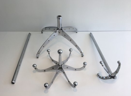 Dulton Coat Rack in Chrome by Li Qian, 1980s-BA-494029