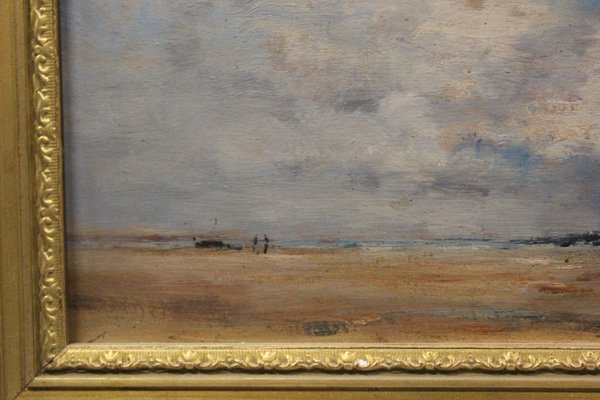 Dupuy, Beach Landscape, 1920s, Oil on Wood-BCR-1799428