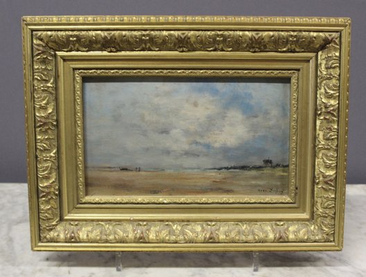 Dupuy, Beach Landscape, 1920s, Oil on Wood-BCR-1799428