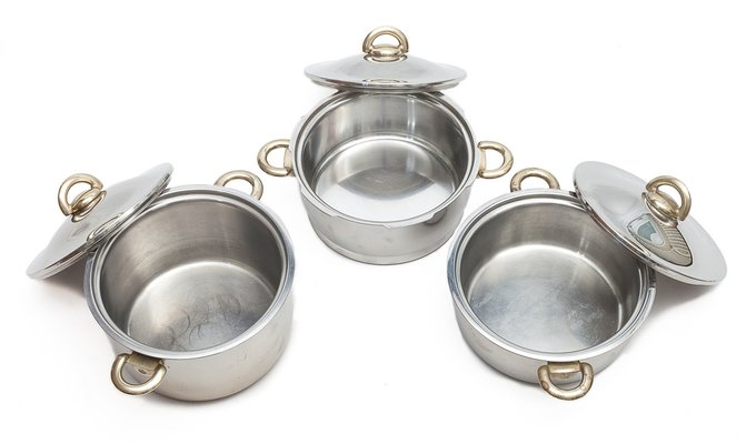 Durotherm Casserole Set from Kuhn Rikon, 1990s, Set of 11-JCN-1734391