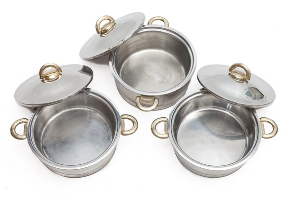 Durotherm Casserole Set from Kuhn Rikon, 1990s, Set of 11-JCN-1734391