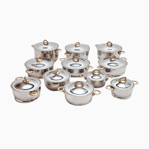 Durotherm Casserole Set from Kuhn Rikon, 1990s, Set of 11-JCN-1734391