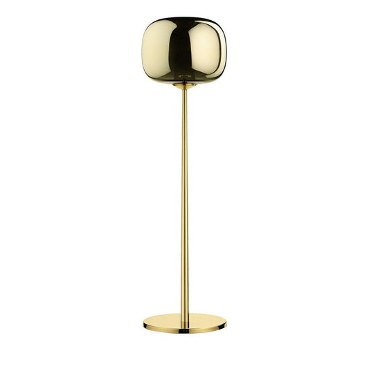 Dusk Dawn Floor Lamp with Polished Brass Finish by Branch Creative