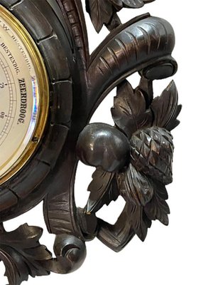 Dutch 19th Century Carved Wooden Barometer-UCH-1224366