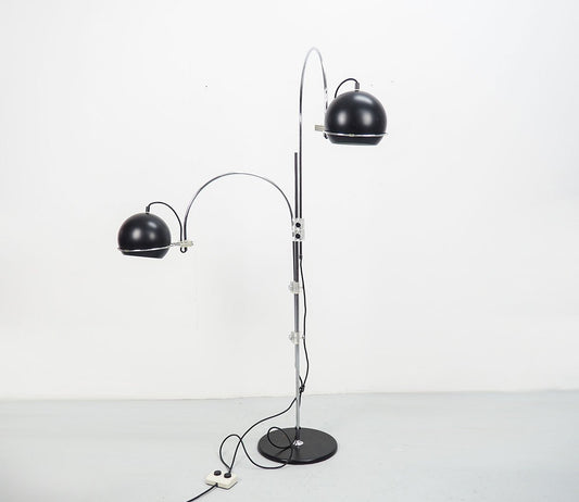 Dutch 2-Arm Arc Floor Lamp from Gepo, 1960s