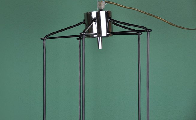 Dutch 5-Arm Ceiling Lamp, 1960s-ROJ-609244