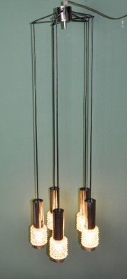 Dutch 5-Arm Ceiling Lamp, 1960s-ROJ-609244