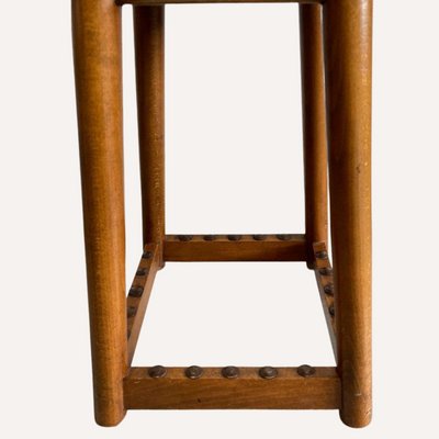 Dutch Art Deco Amsterdam School Stool-BHG-1283190