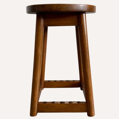 Dutch Art Deco Amsterdam School Stool-BHG-1283190