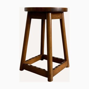 Dutch Art Deco Amsterdam School Stool-BHG-1283190