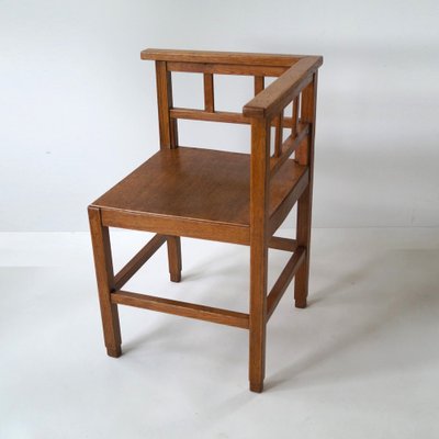 Dutch Art Deco Corner Chair, 1920s-PRM-1804710