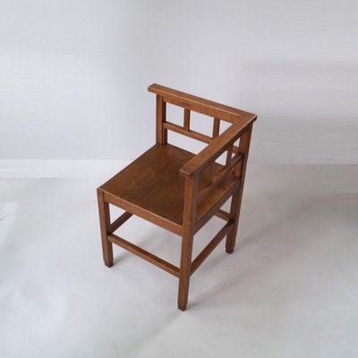 Dutch Art Deco Corner Chair, 1920s-PRM-1804710