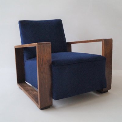 Dutch Art Deco Modernist Easy Chair, 1930s-PRM-1813882