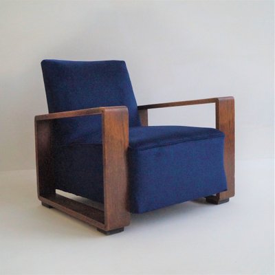 Dutch Art Deco Modernist Easy Chair, 1930s-PRM-1813882