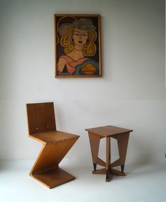 Dutch Art Deco Side Table by P.E.L. Izeren for De Genneper Molen, 1920s-PRM-1814810