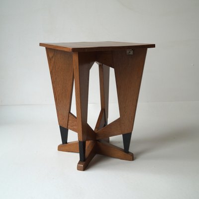 Dutch Art Deco Side Table by P.E.L. Izeren for De Genneper Molen, 1920s-PRM-1814810