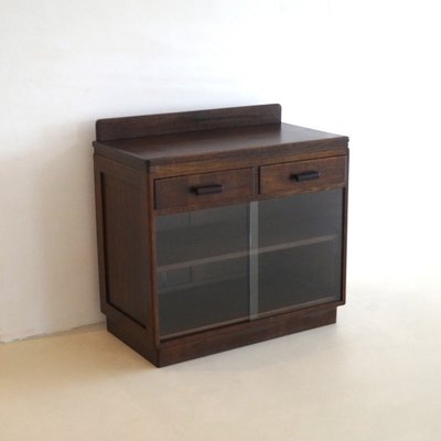 Dutch Art Deco Tea Buffet in Oak and Macassar Ebony, 1920s-PRM-2024494