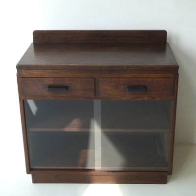 Dutch Art Deco Tea Buffet in Oak and Macassar Ebony, 1920s-PRM-2024494