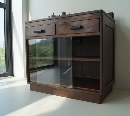 Dutch Art Deco Tea Buffet in Oak and Macassar Ebony, 1920s-PRM-2024494