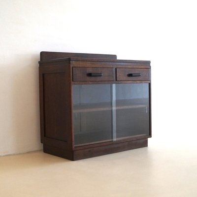 Dutch Art Deco Tea Buffet in Oak and Macassar Ebony, 1920s-PRM-2024494