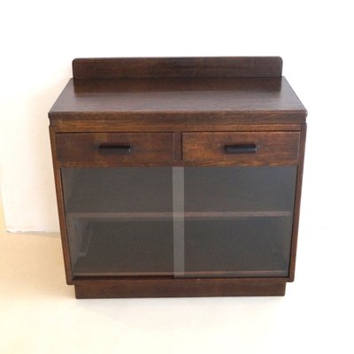 Dutch Art Deco Tea Buffet in Oak and Macassar Ebony, 1920s-PRM-2024494