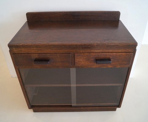 Dutch Art Deco Tea Buffet in Oak and Macassar Ebony, 1920s-PRM-2024494