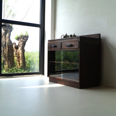 Dutch Art Deco Tea Buffet in Oak and Macassar Ebony, 1920s-PRM-2024494