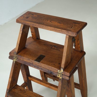 Dutch Arts & Crafts Library Steps Chair, 1920s-PRM-2036141