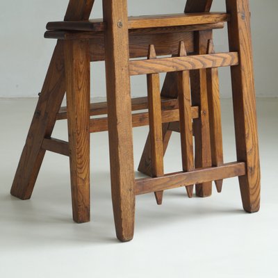 Dutch Arts & Crafts Library Steps Chair, 1920s-PRM-2036141