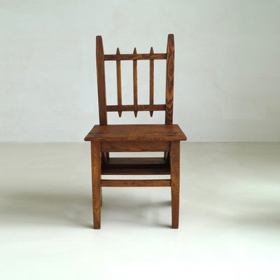 Dutch Arts & Crafts Library Steps Chair, 1920s-PRM-2036141