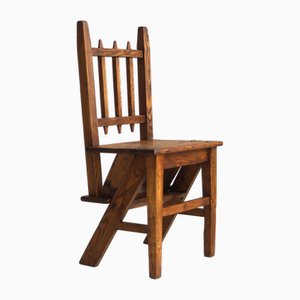 Dutch Arts & Crafts Library Steps Chair, 1920s-PRM-2036141