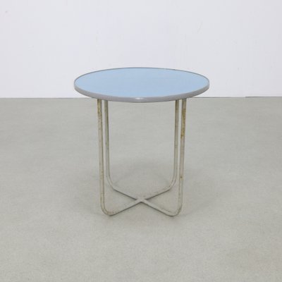 Dutch Bauhaus Round Side Table, 1930s-RZV-1774423