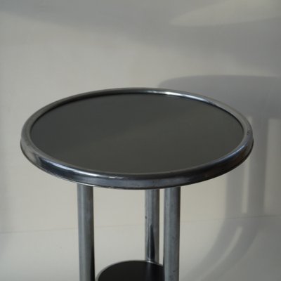 Dutch Bauhaus Three-Tier Side Table, 1930s-PRM-1797141