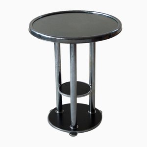 Dutch Bauhaus Three-Tier Side Table, 1930s-PRM-1797141