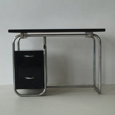 Dutch Bauhaus Typist Desk in style of Marcel Breuer for Thonet, 1940s-PRM-2034666