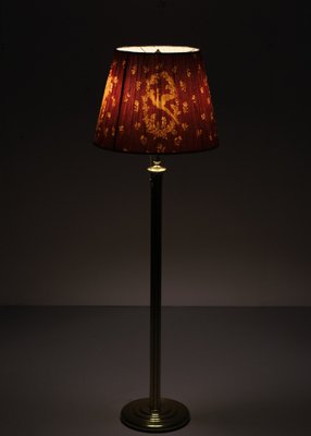 Dutch Brass Floor Lamp from Herda, 1970s-GCG-1151001