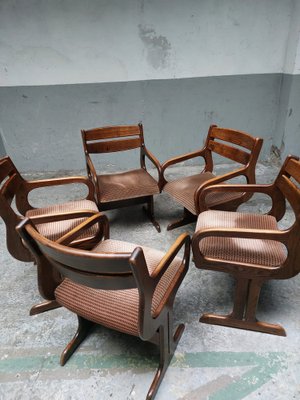 Dutch Brutalist Armchairs, 1970s, Set of 5-AIF-1779625