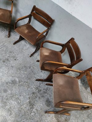 Dutch Brutalist Armchairs, 1970s, Set of 5-AIF-1779625