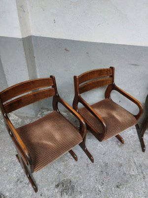 Dutch Brutalist Armchairs, 1970s, Set of 5-AIF-1779625