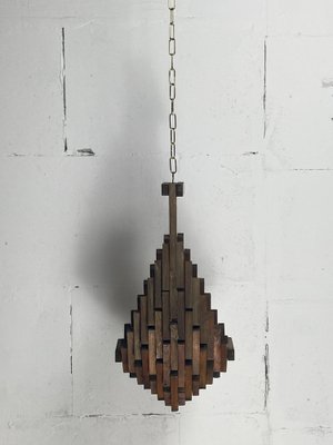 Dutch Brutalist Folk Art Hanging Plant Holder, 1960s-BHG-1798302